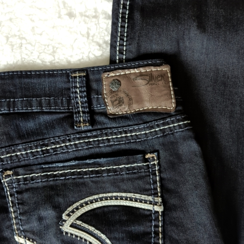 Silver Jeans Frances 18" Boot Cut Size 29 Length 31 - Picture 7 of 8